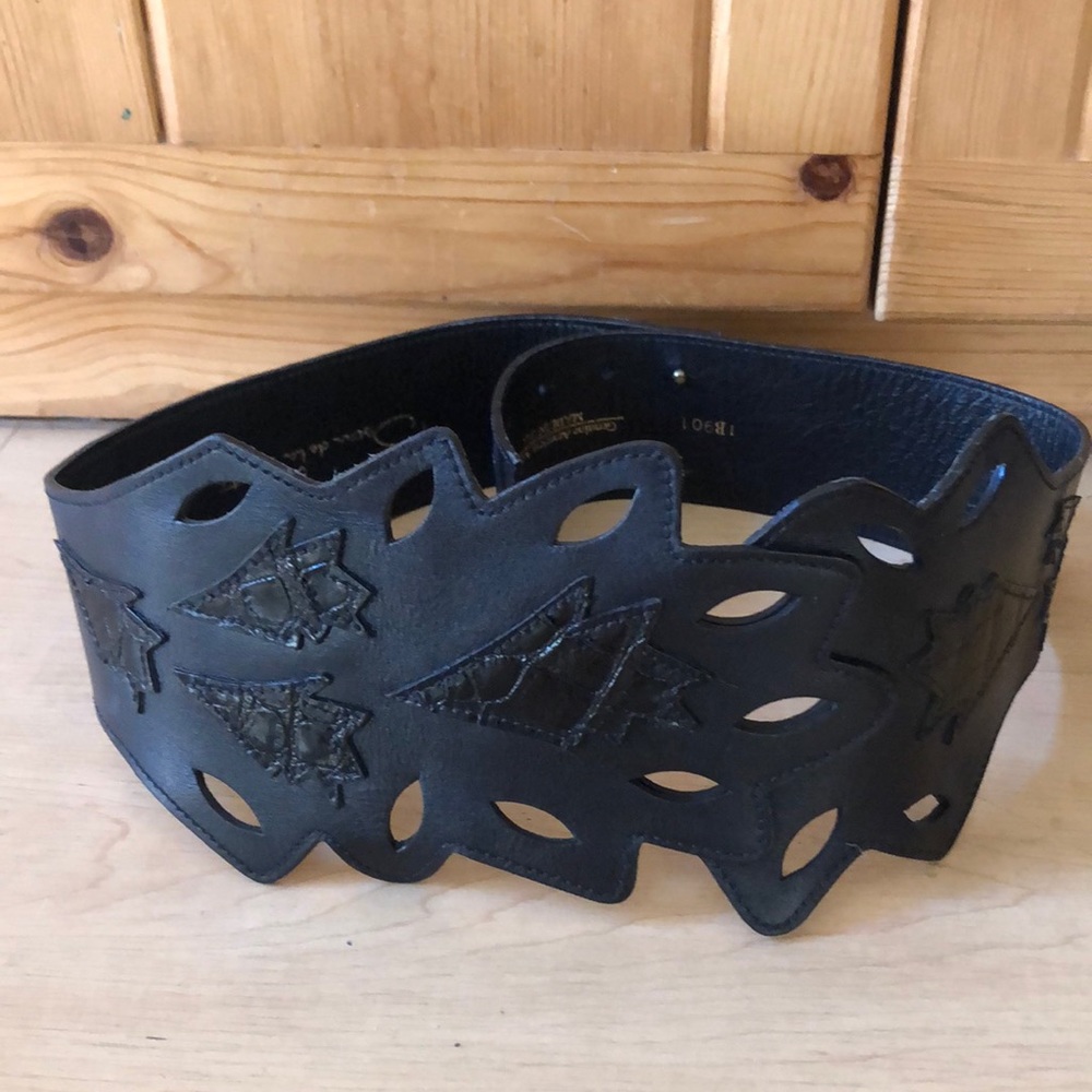Oscar De Larenta alligator belt